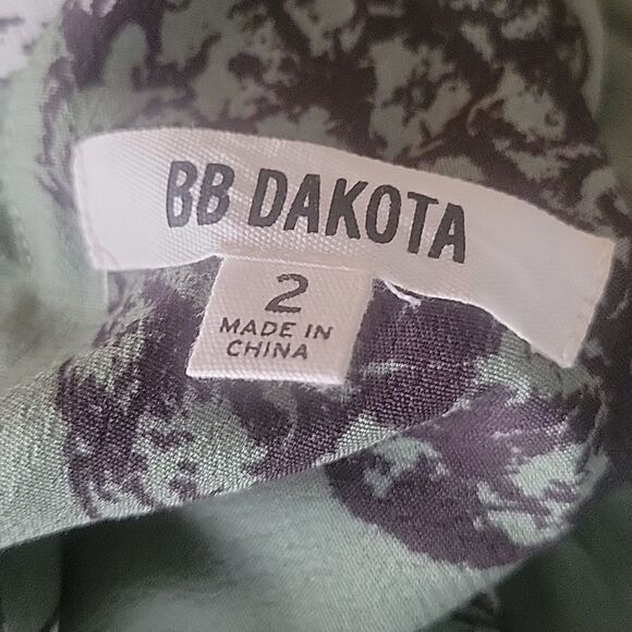 BB Dakota S CottageCore Bow 40s Pineapple Flowy Coquette Summer Dress MilkMaid - Picture 7 of 10